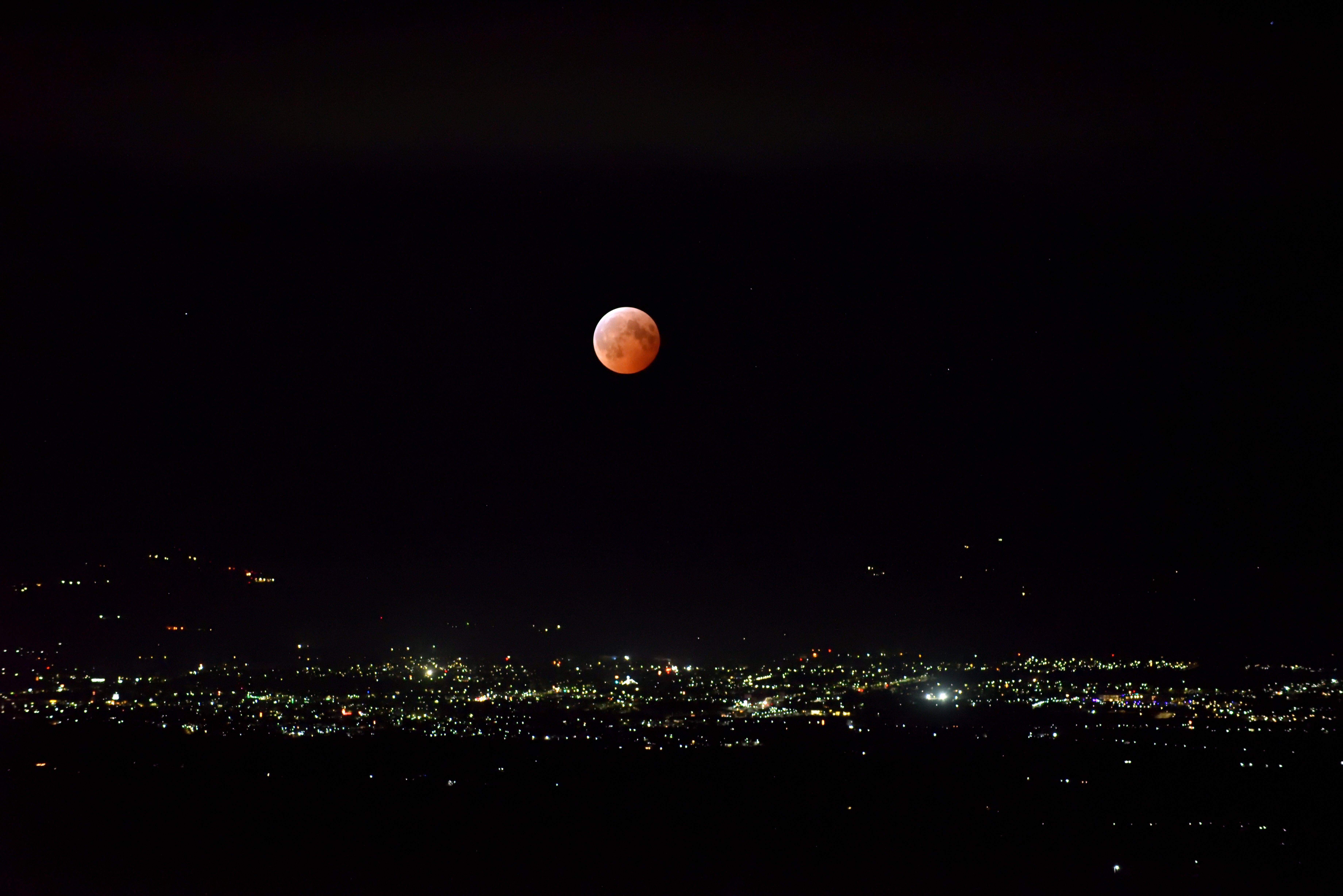 Total Lunar Eclipse In Mexico 