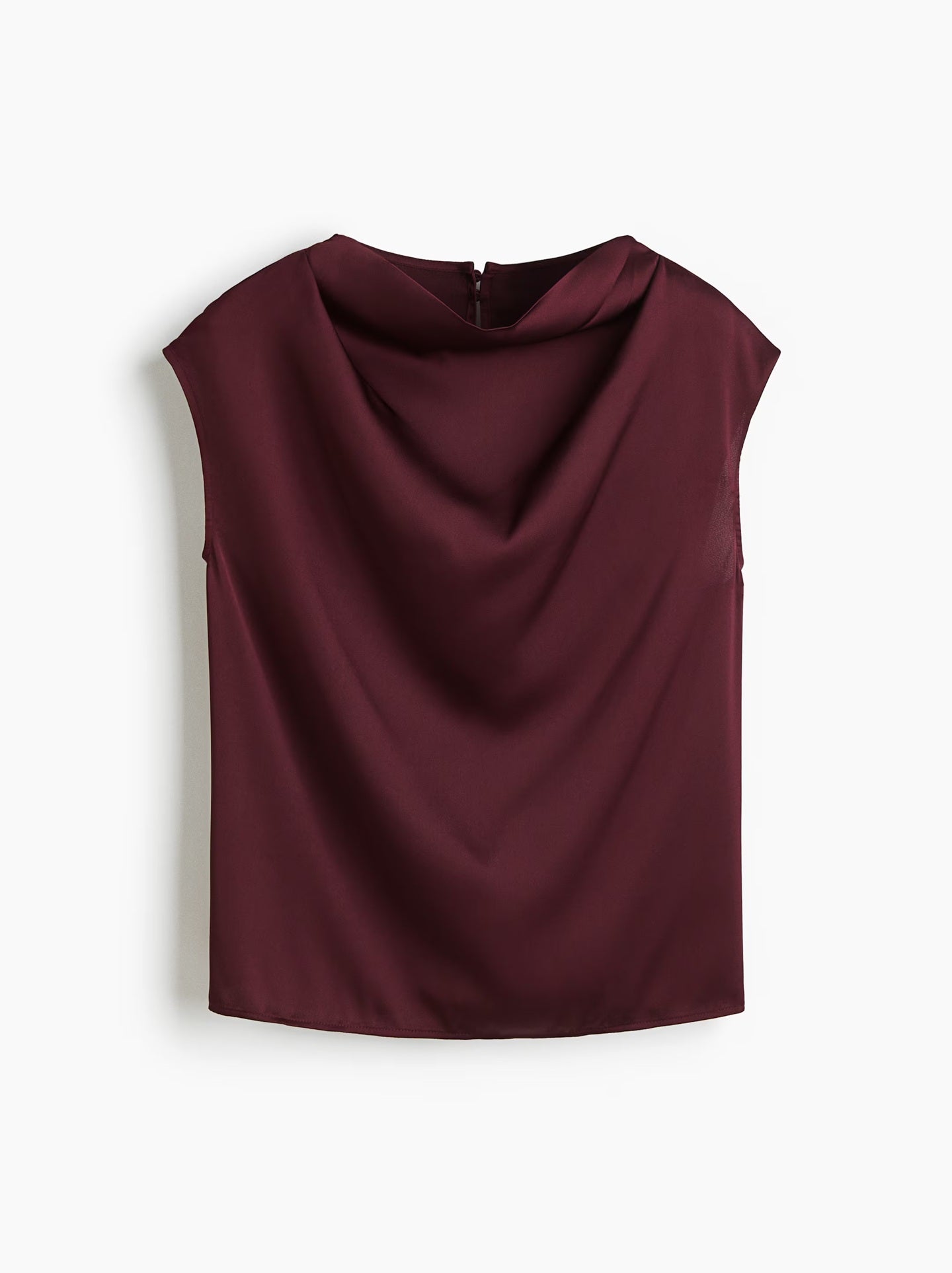 H&M Cap-Sleeved Satin Blouse, £12.99