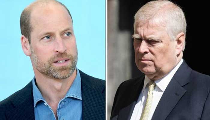 Prince William and Prince Andrew: File photo