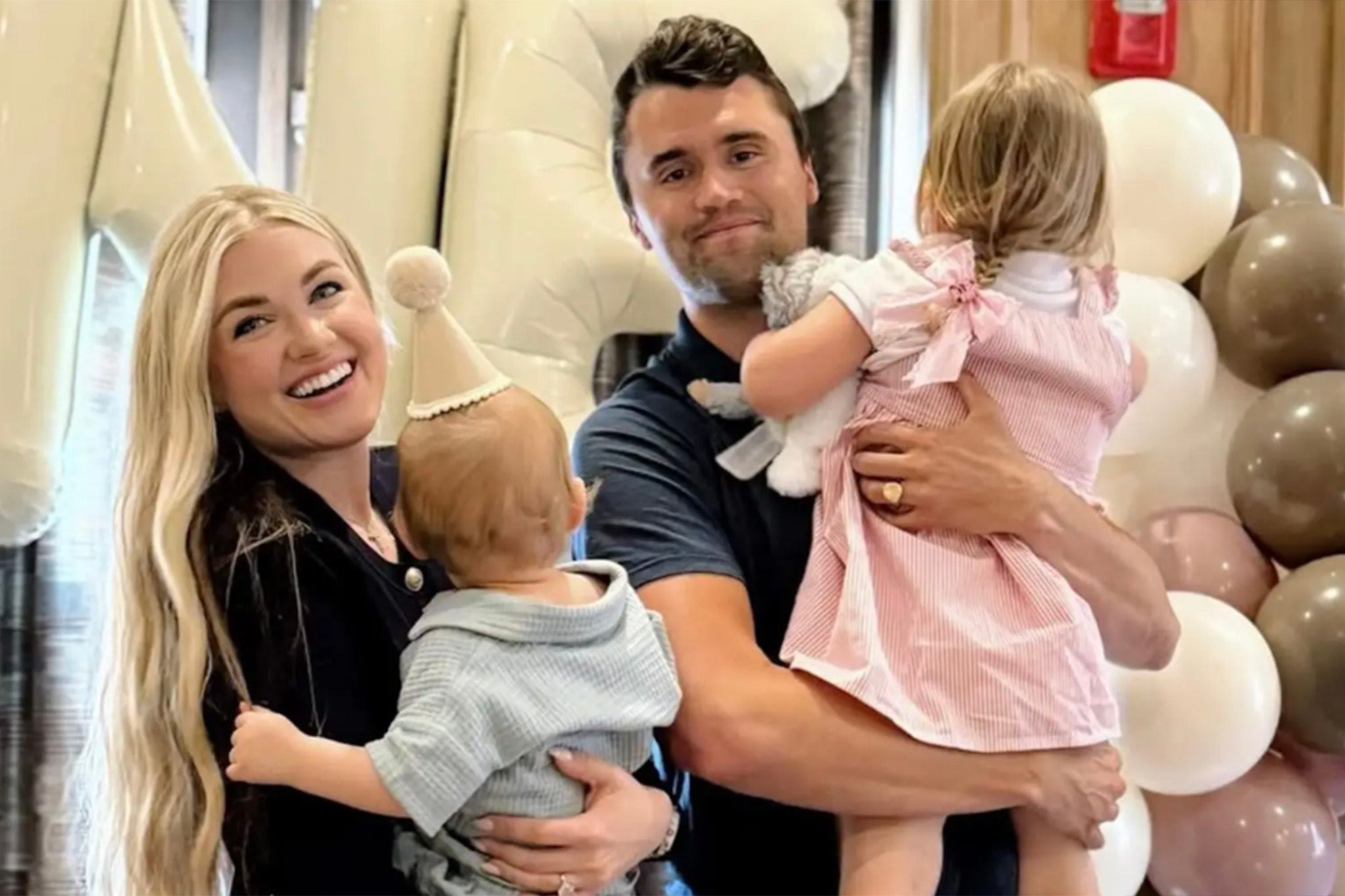 Erika and Charlie Kirk had a son and daughter together