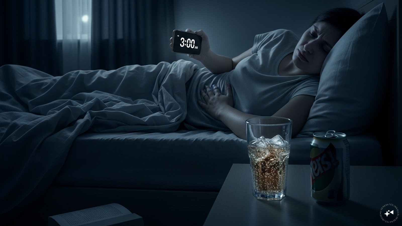  Carbonated Drinks: Sodas and sparkling drinks can cause bloating and gas. The carbonation can make lying down uncomfortable and disrupt a peaceful night’s sleep.