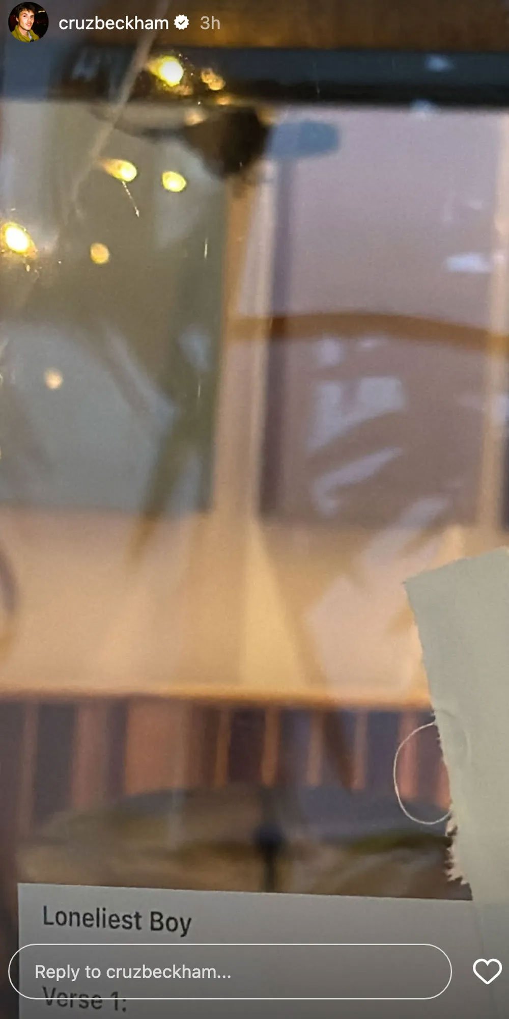 Cruz Beckham appears to mock family tension after Brooklyn’s public claims